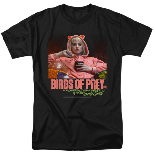 Birds of Prey Love Stinks Adult 18/1 T-Shirt Black