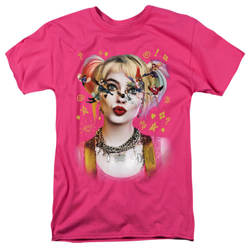 Birds of Prey Seeing Birds Adult 18/1 T-Shirt Hot Pink