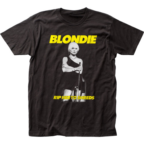 Blondie Rip Her To Shreds Fitted Jersey T-Shirt