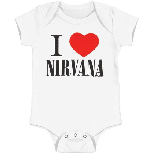 Nirvana I Love Nirvana Baby Romper T-Shirt