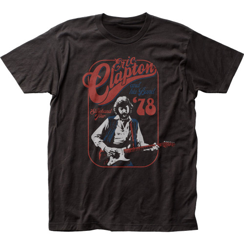 Eric Clapton Slowhand Tour Fitted Jersey T-Shirt