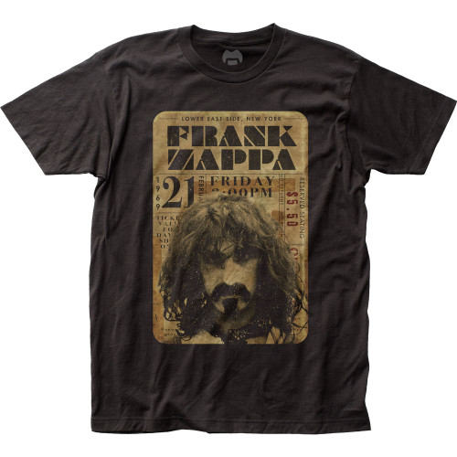 Frank Zappa Concert Ticket Fitted Jersey T-Shirt