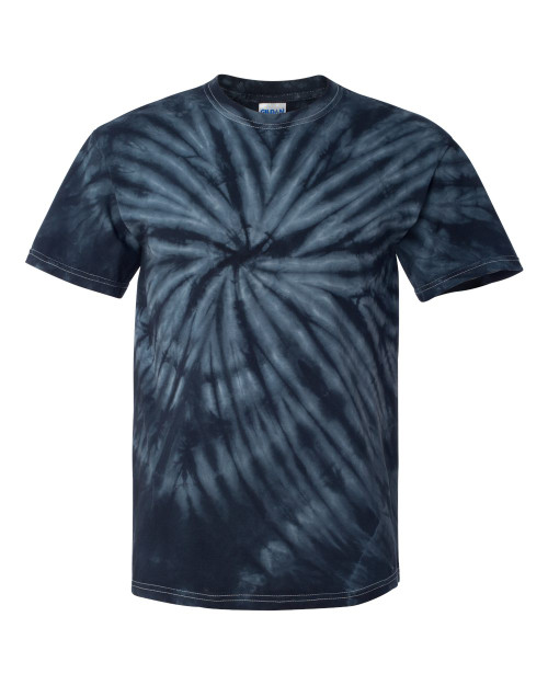 Cyclone Black Short Sleeve Youth Tie-Dye T-Shirt