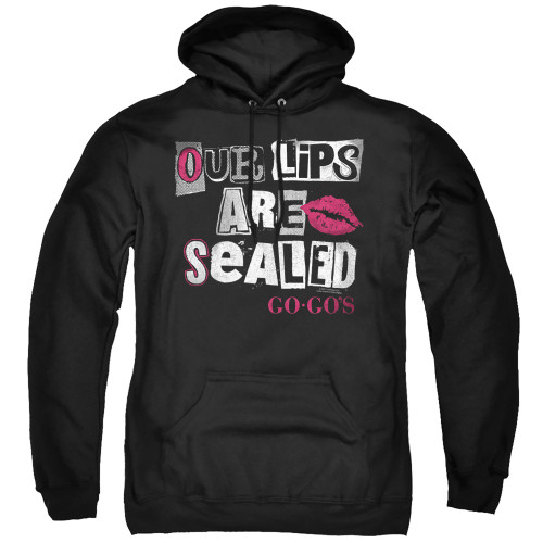 The Go-Go's Our Lips Are Sealed Adult Pullover Hoodie Sweatshirt Black