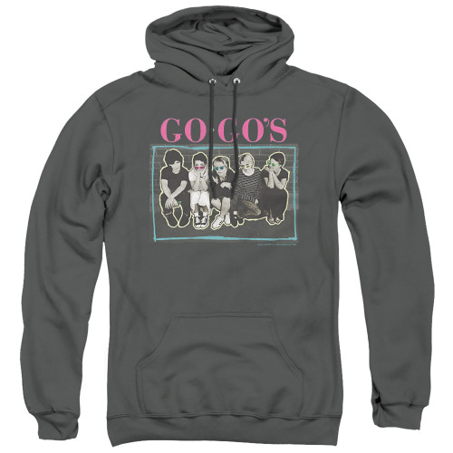 The Go-Go's Sunglasses Adult Pullover Hoodie Sweatshirt Charcoal