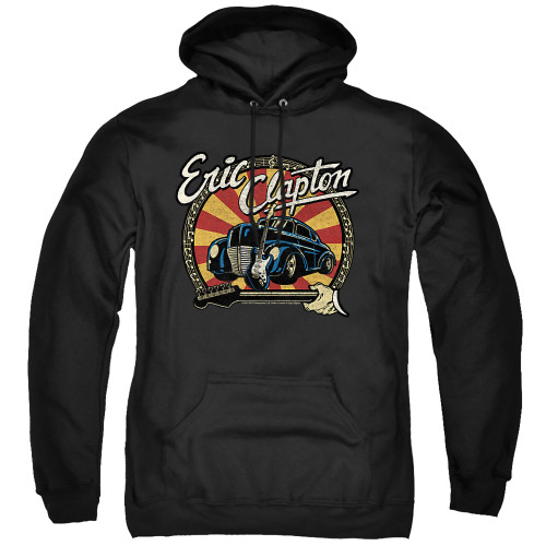 Eric Clapton Cars and Guitars Adult Pullover Hoodie Sweatshirt Black