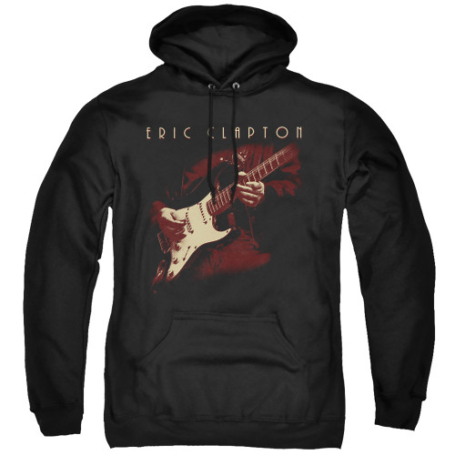 Eric Clapton Clapton Plays Guitars Adult Pullover Hoodie Sweatshirt Black