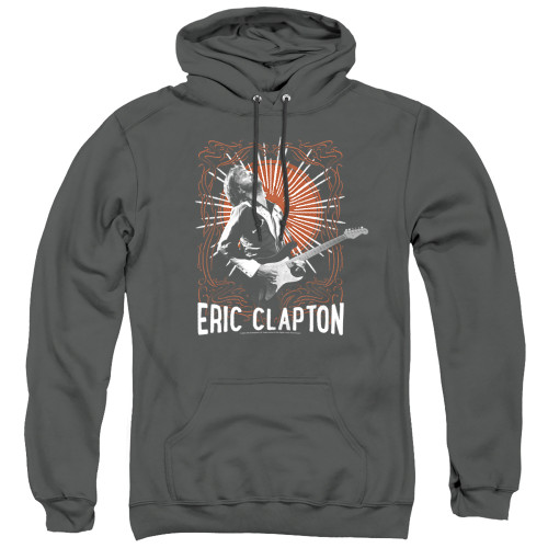 Eric Clapton Guitar Passion Adult Pullover Hoodie Sweatshirt Charcoal