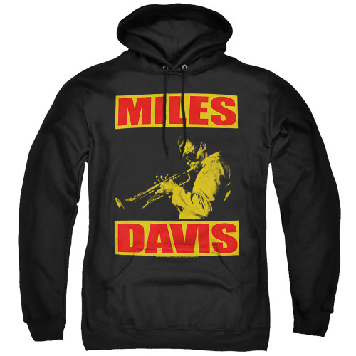 Miles Davis Bars Adult Pullover Hoodie Sweatshirt Black