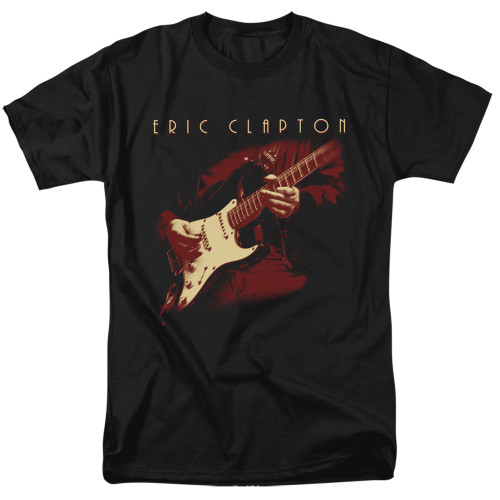 Eric Clapton Clapton Plays Guitars Adult 18/1 T-Shirt Black
