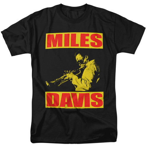 Miles Davis Bars Adult 18/1 T-Shirt Black