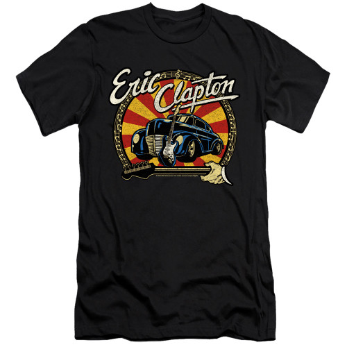 Eric Clapton Cars and Guitars Slim Fit 30/1 T-Shirt Black