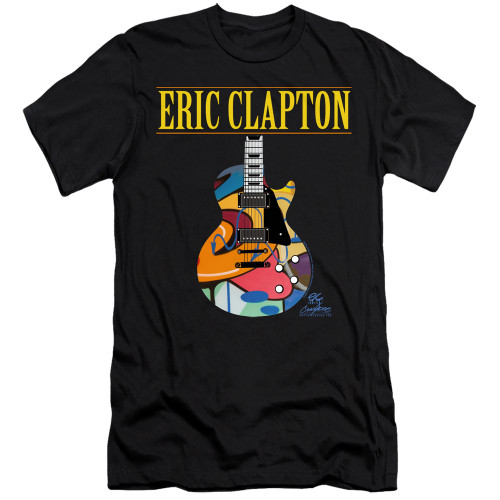 Eric Clapton Graffiti Guitar Slim Fit 30/1 T-Shirt Black