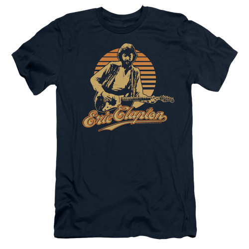 Eric Clapton Retro Clapton Slim Fit 30/1 T-Shirt Navy