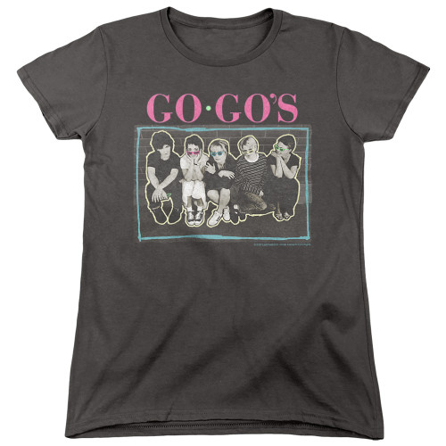 The Go-Go's Sunglasses Women's T-Shirt Charcoal