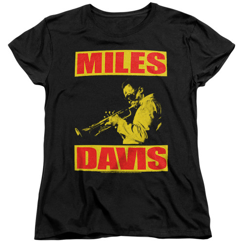 Miles Davis Bars Women's T-Shirt Black