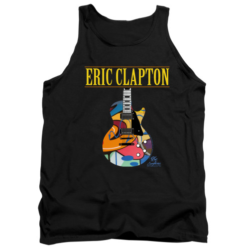 Eric Clapton Graffiti Guitar Adult Tank Top T-Shirt Black