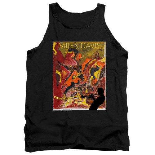 Miles Davis Music Is An Addiction Adult Tank Top T-Shirt Black