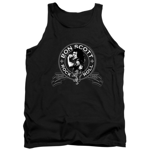 Bon Scott AC/DC Seal Adult Tank Top T-Shirt Black