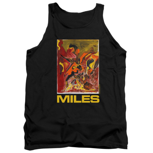 Miles Davis Miles Painting Adult Tank Top T-Shirt Black