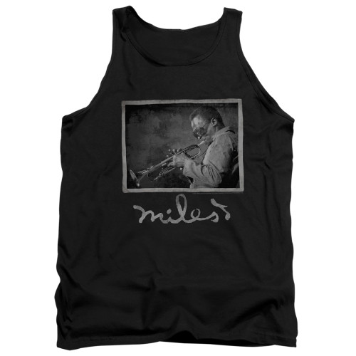 Miles Davis Miles Photo 4 Adult Tank Top T-Shirt Black
