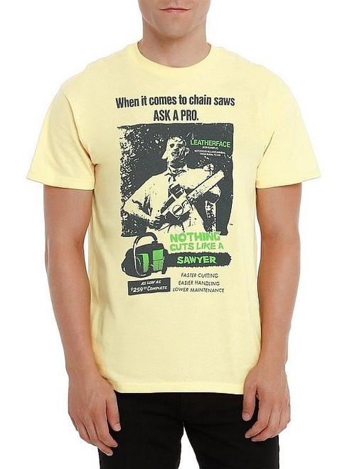 Texas Chainsaw Massacre Cuts Like a Sawyer Fitted T-Shirt