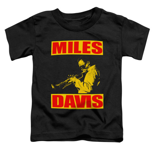 Miles Davis Bars Toddler T-Shirt Black