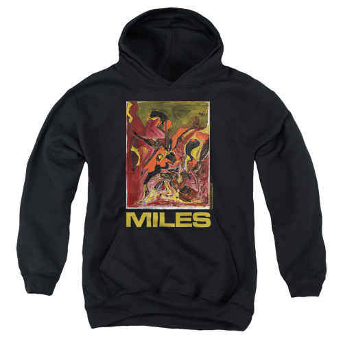 Miles Davis Miles Painting Youth Pullover Hoodie Sweatshirt Black