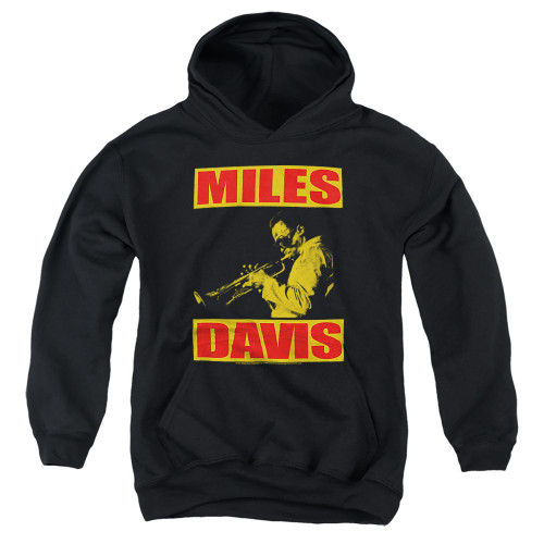 Miles Davis Bars Youth Pullover Hoodie Sweatshirt Black