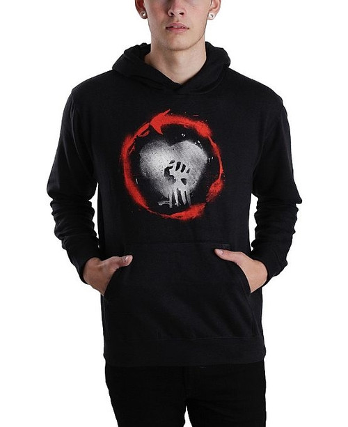 Rise Against Caution Pullover Hoodie Sweatshirt
