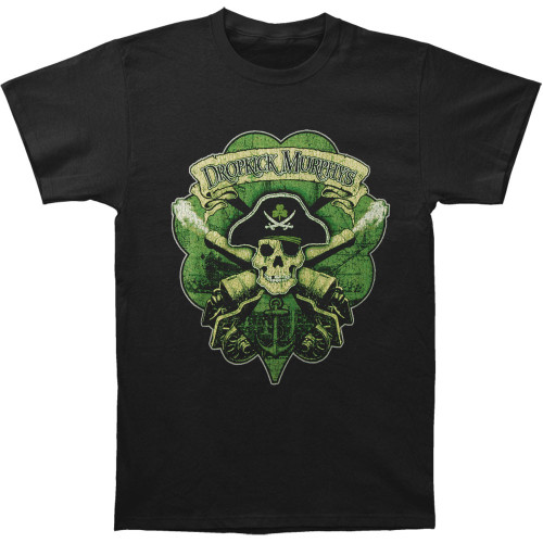 Dropkick Murphys Skull Cannon Men's Black T-Shirt
