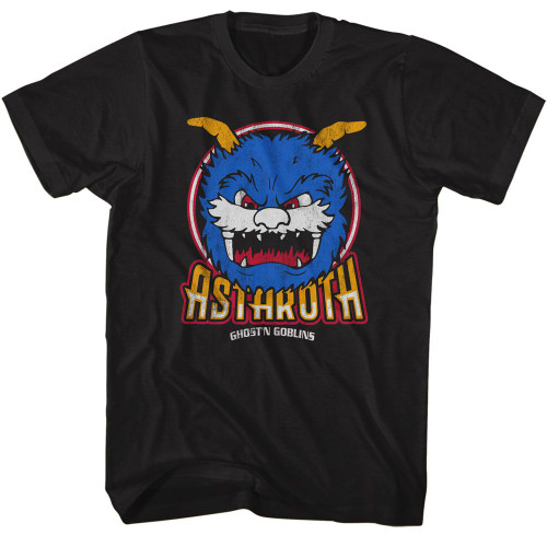 Ghosts 'n Goblins Astaroth Face Black T-Shirt