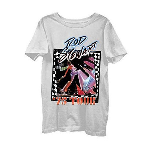 Rod Stewart 75 Tour Retro Junior Women's T-Shirt