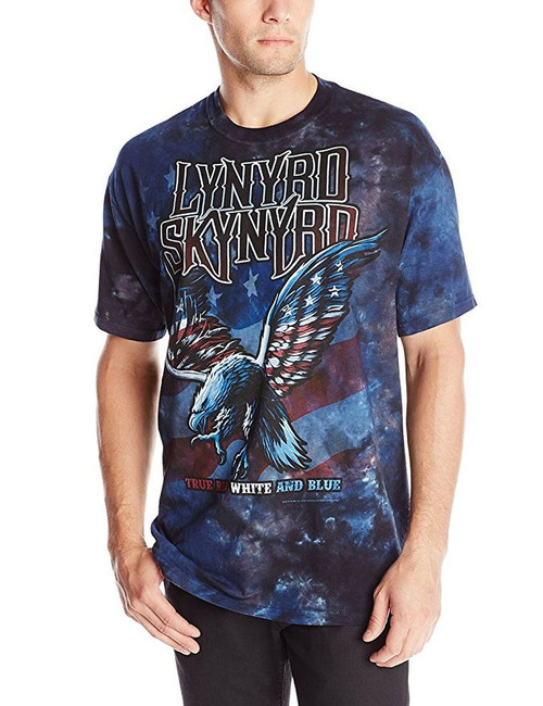 Lynyrd Skynyrd True Red White and Blue Tie Dye T-Shirt