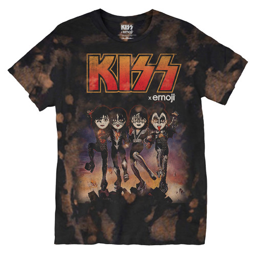 Kiss X Emoji X Destroyer Men's T-Shirt