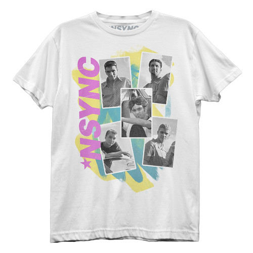 NSYNC Photo Blocks Best Women's Boyfriend T-Shirt