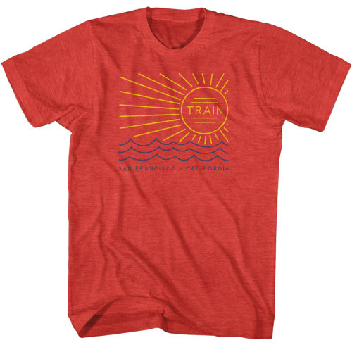 Train Sunshine Red Heather T-Shirt