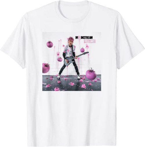 Machine Gun Kelly Mainstream Sellout Digital Cover T-Shirt White