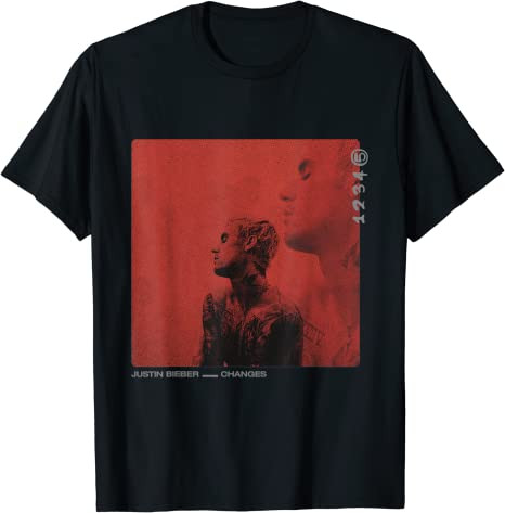 Justin Bieber Red Cover T-Shirt