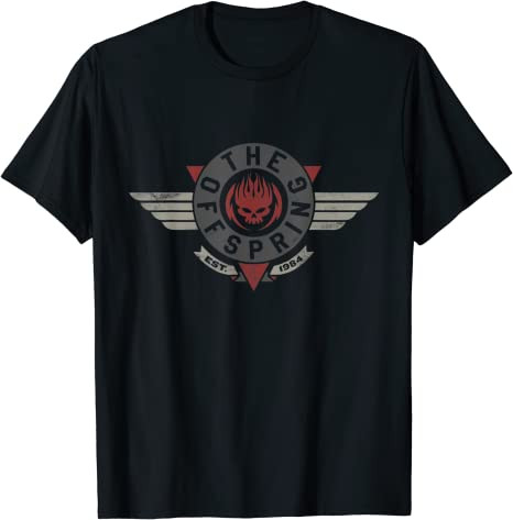 The Offspring Official Geometric Wings Logo T-Shirt