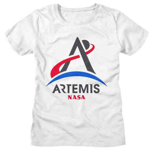 NASA Artemis Program Logo White Women's T-Shirt