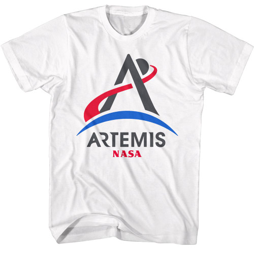 NASA Artemis Program Logo White T-Shirt