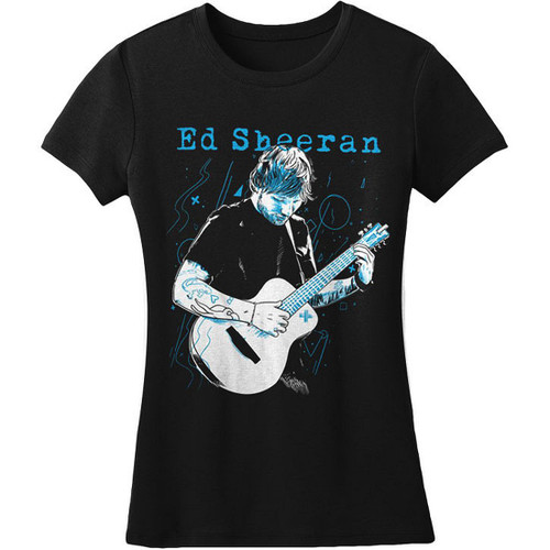 Ed Sheeran Guitar Junior Women's T-Shirt