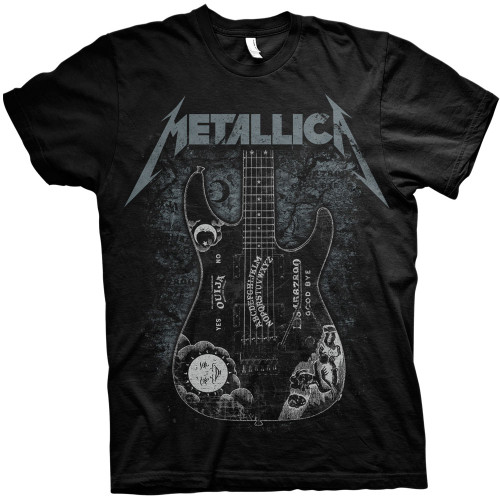 Metallica Unisex T-Shirt Hammett Ouija Guitar