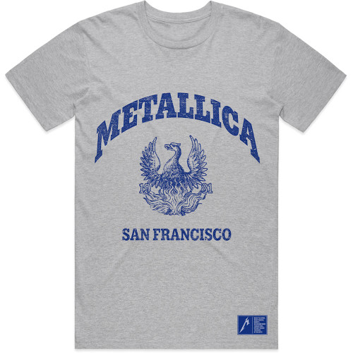 Metallica Unisex T-Shirt College Crest