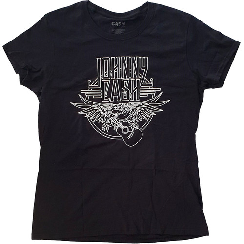 Johnny Cash Women's T-Shirt Eagle