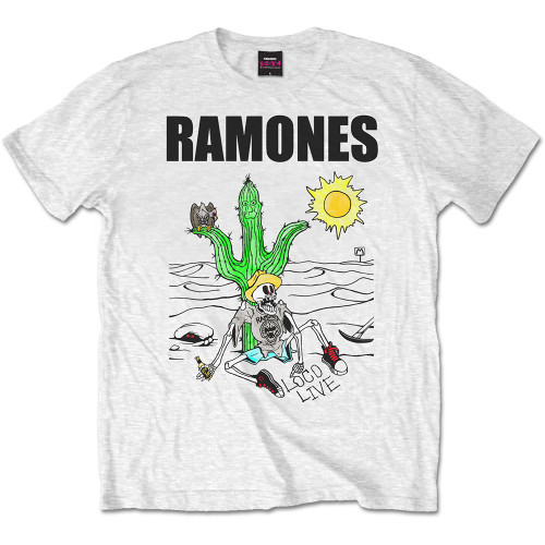Ramones Unisex T-Shirt Loco Live