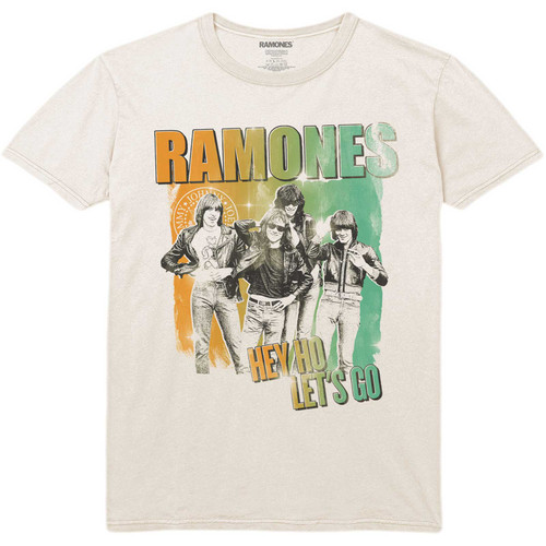 Ramones Unisex T-Shirt Hey Ho Retro