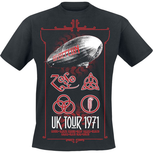 Led Zeppelin Unisex T-Shirt UK Tour '71
