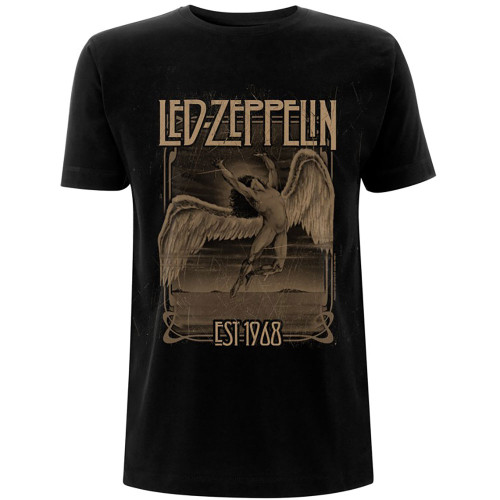 Led Zeppelin Unisex T-Shirt Faded Falling